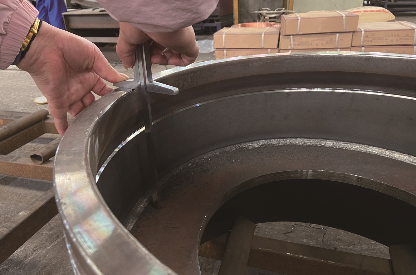 Radial assembly height inspection